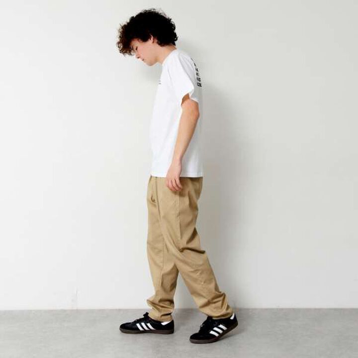 Cotton-Poly Stretch Twill Tuck Pants,Khaki, medium image number 12