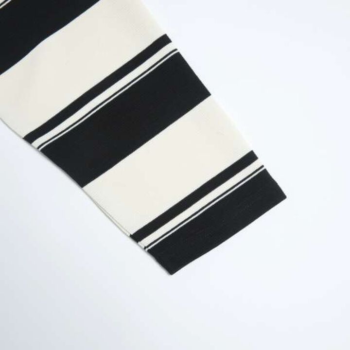 [Matching with Dad Outfit] Kids Stripe Pattern Big Long Sleeve T-Shirt,Green, medium image number 9