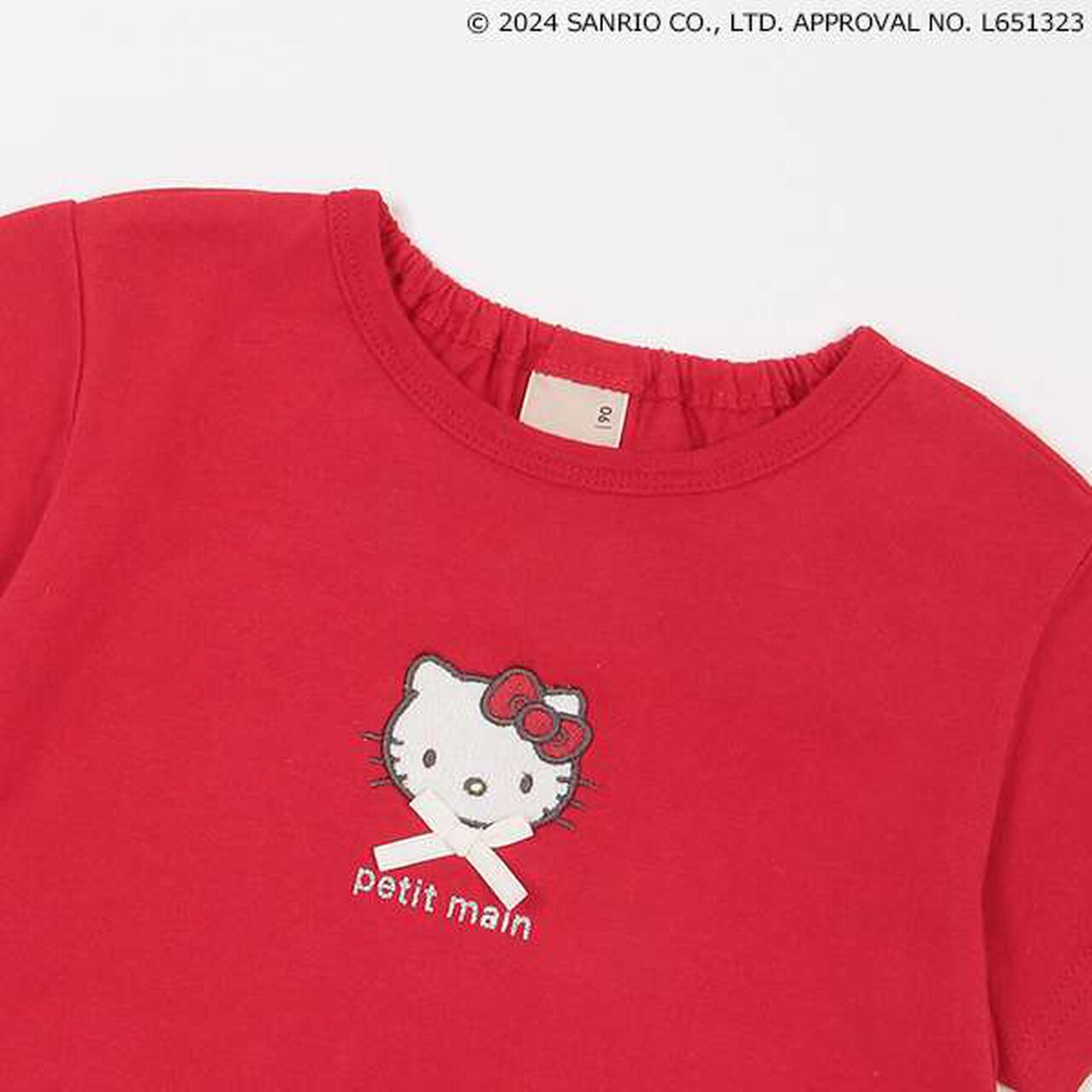 Sanrio Characters Motif T-Shirt (Kids),Light pink, large image number 12