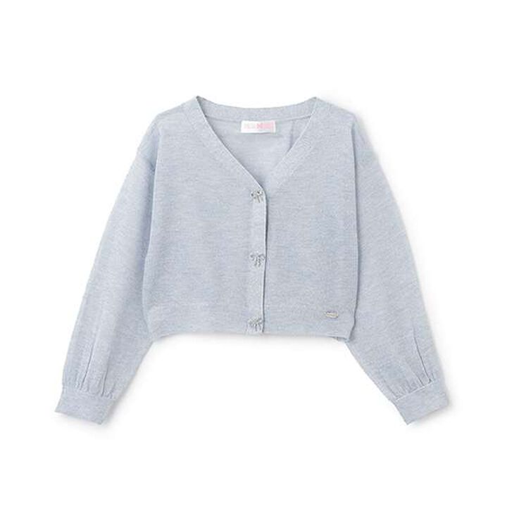 Glitter Sheer Cardigan,Off white, medium image number 10