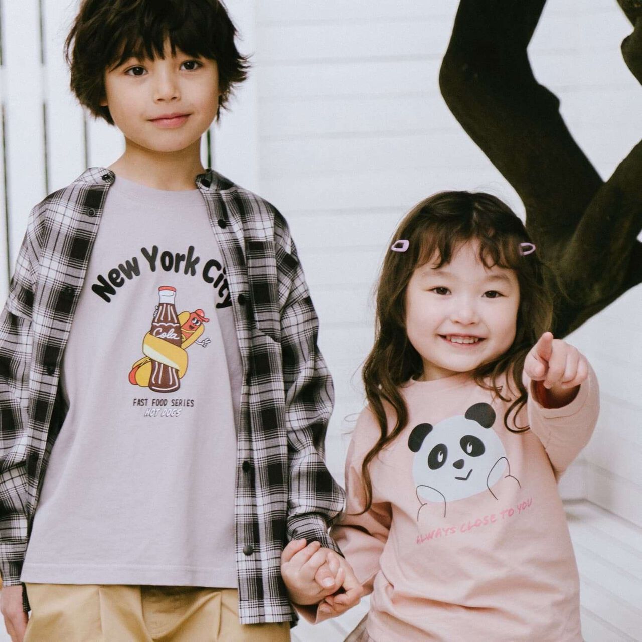 [365D] Cute OFUZAKE Long Sleeve T-Shirt,Sax blue, large image number 3