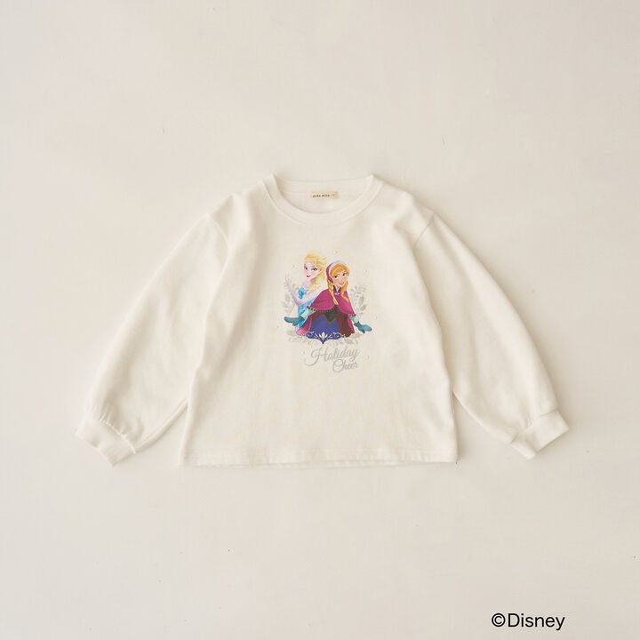 [Frozen] [Goodbye Pills Brushed Fleece] Sparkling Lame & Transfer Assortment Print Sweatshirt,Gray, medium image number 2