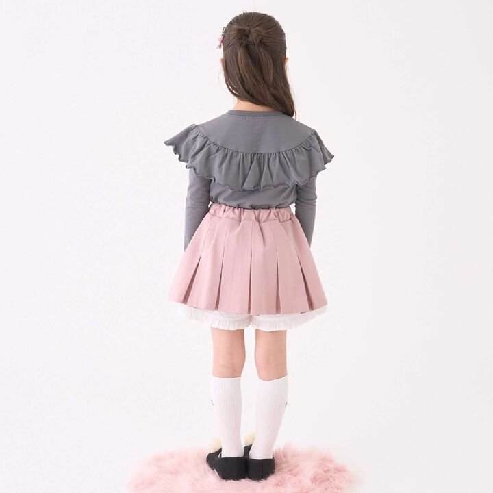 [Lycee Mine Ballet Series] Pleated Skirt (Inner Shorts Included),Charcoal gray, medium image number 23
