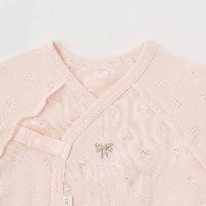 [Weak Acidity] Combi Bodysuit,Salmon pink, medium image number 2