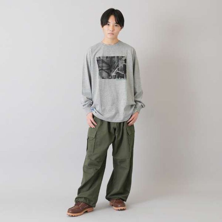 Photo Front Print Long-Sleeve T-Shirt,White, medium image number 8