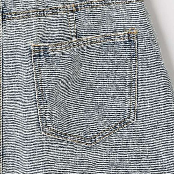 [LTXC] 2 WAY Wrap Skirt,Blue, medium image number 3