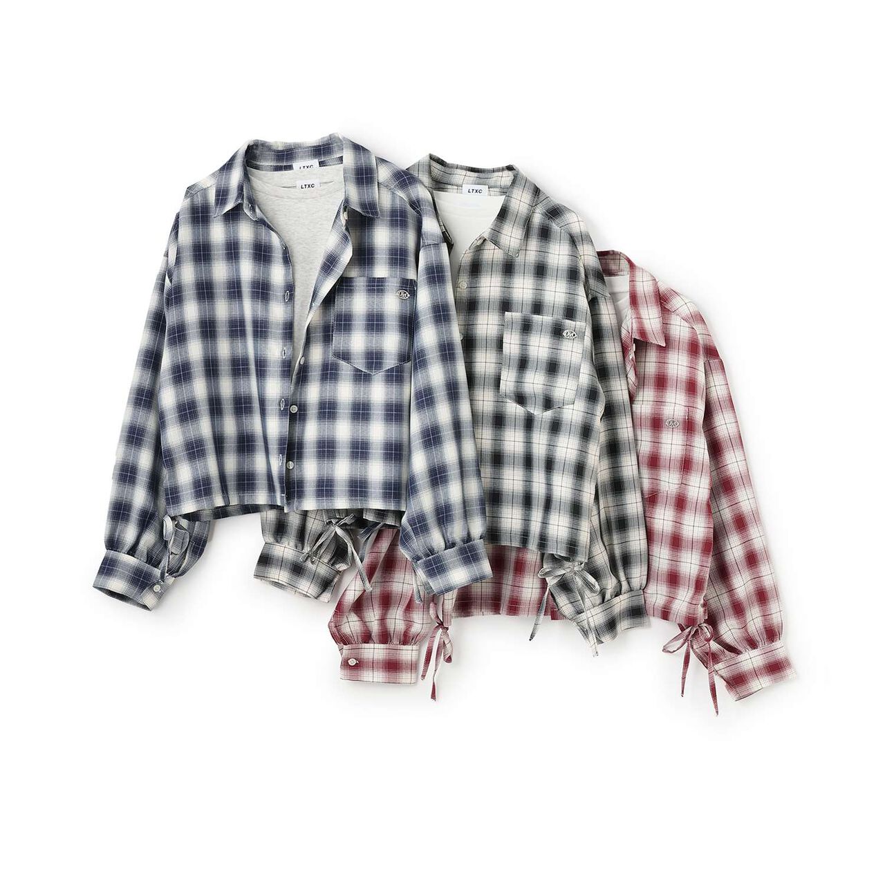 Checkered Shirt with Inner Lining,Black, large image number 5