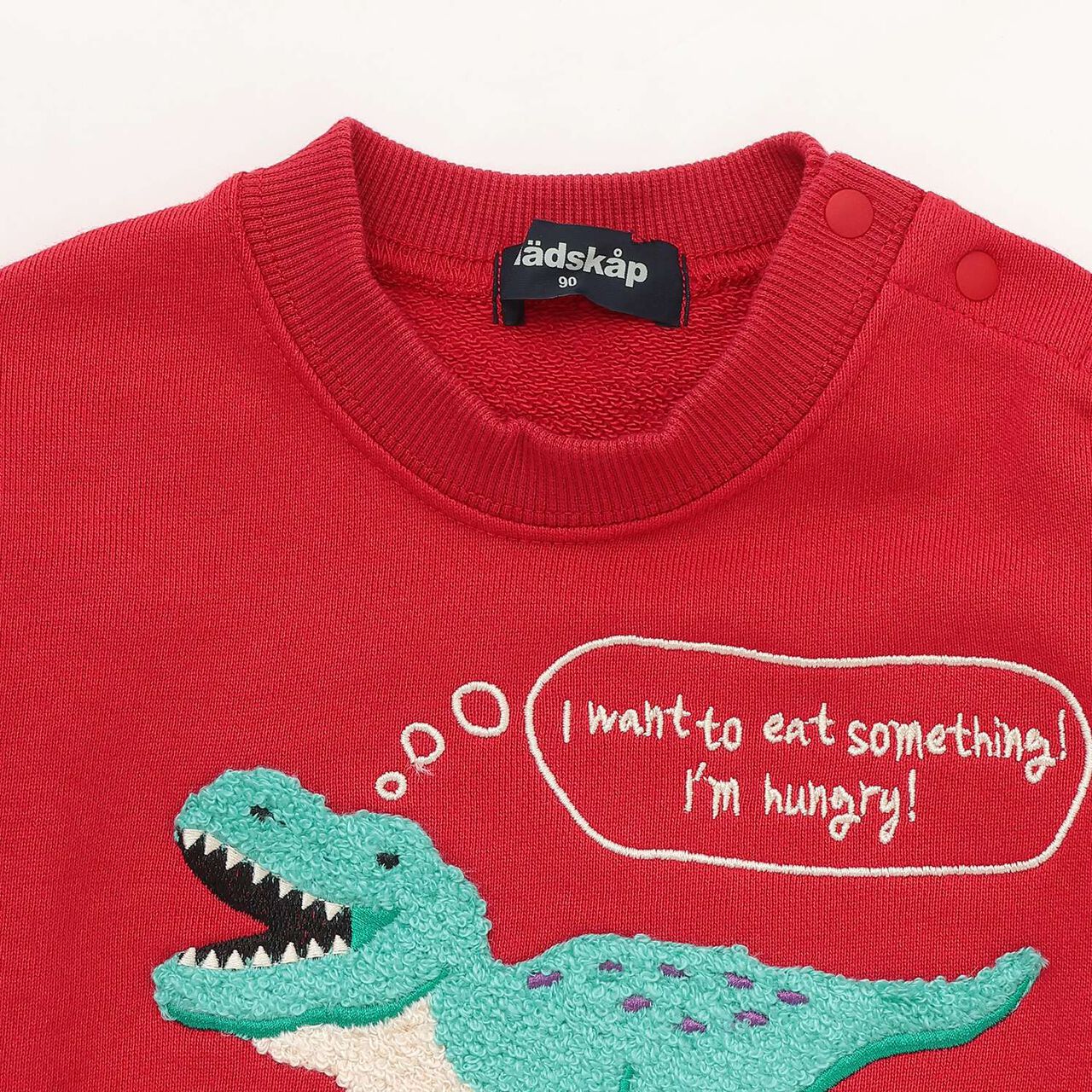 [Restock] Dinosaur Sagara Sweatshirt,Red, large image number 2