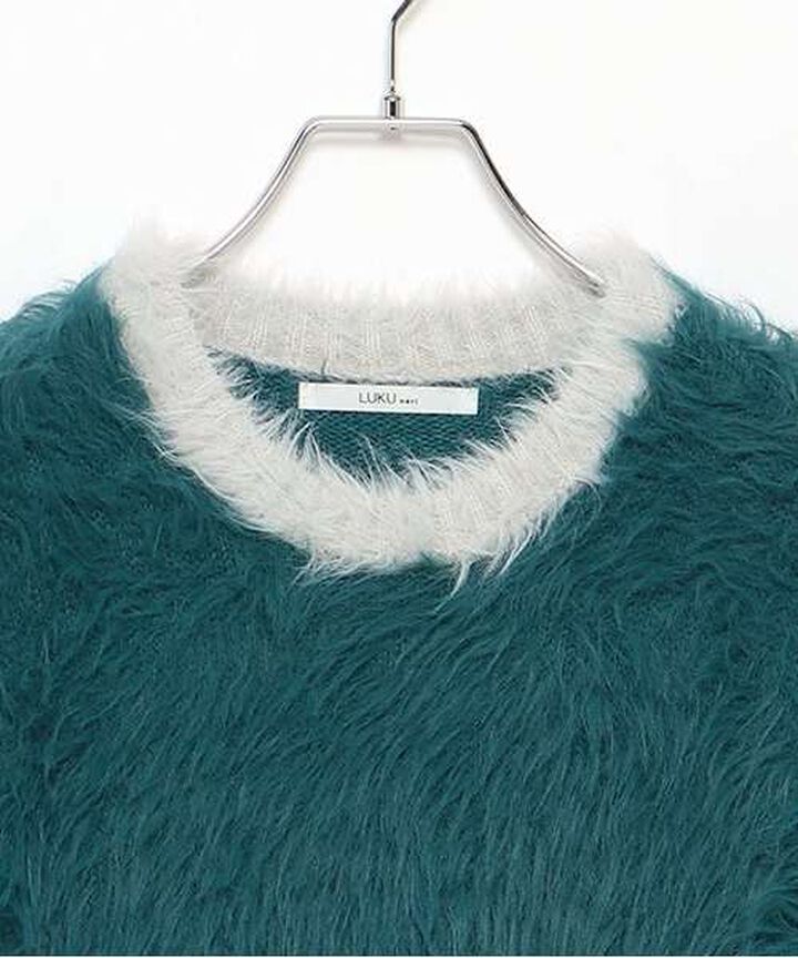 Shaggy Mini One-Piece Dress,Mocha tea, medium image number 7