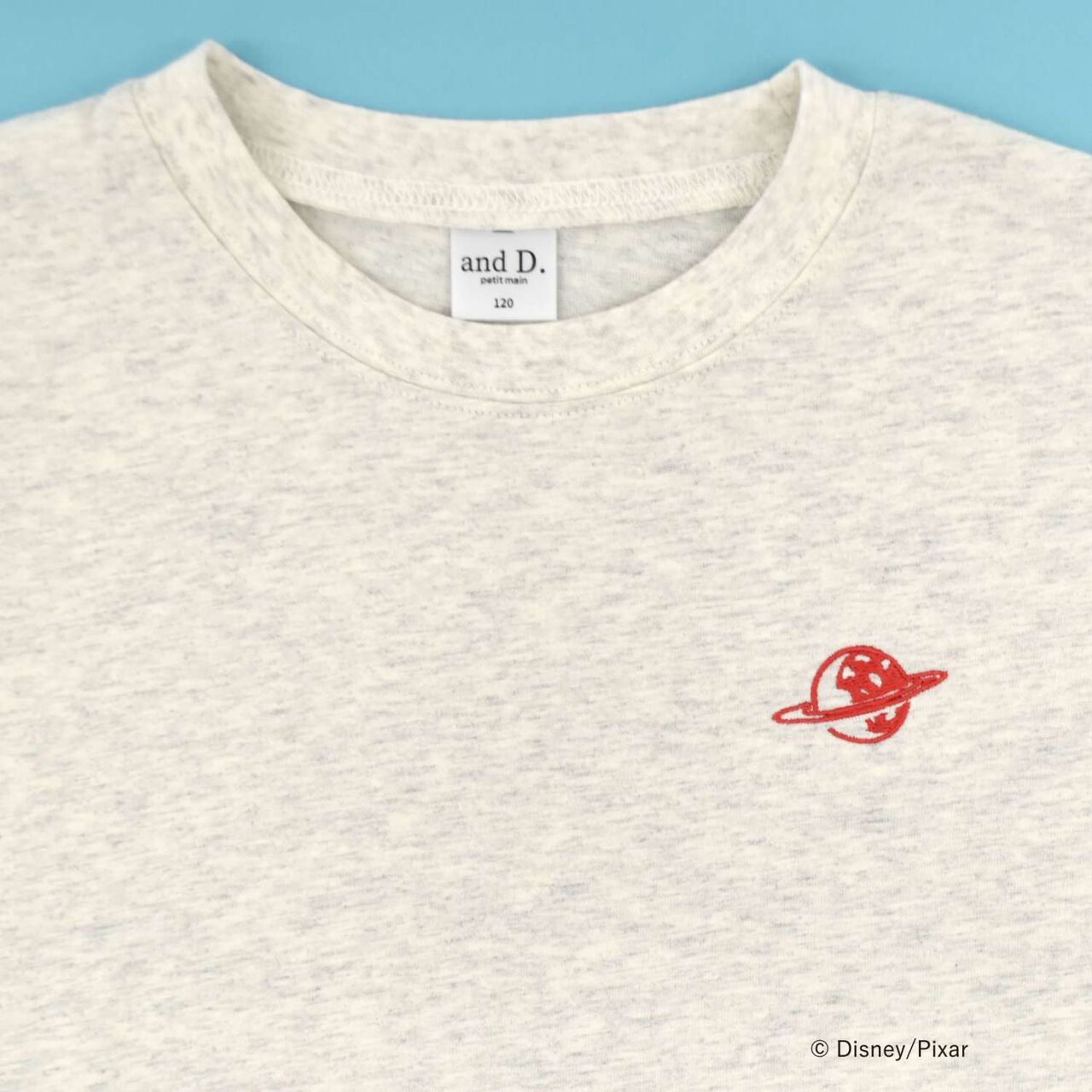 [Disney-Pixar-Toy Story] Alien Wide Short Sleeve T-Shirt,Milky white, large image number 18
