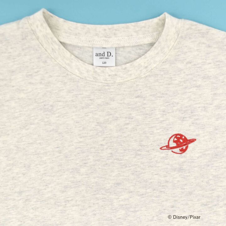 [Disney-Pixar-Toy Story] Alien Wide Short Sleeve T-Shirt,Milky white, medium image number 18