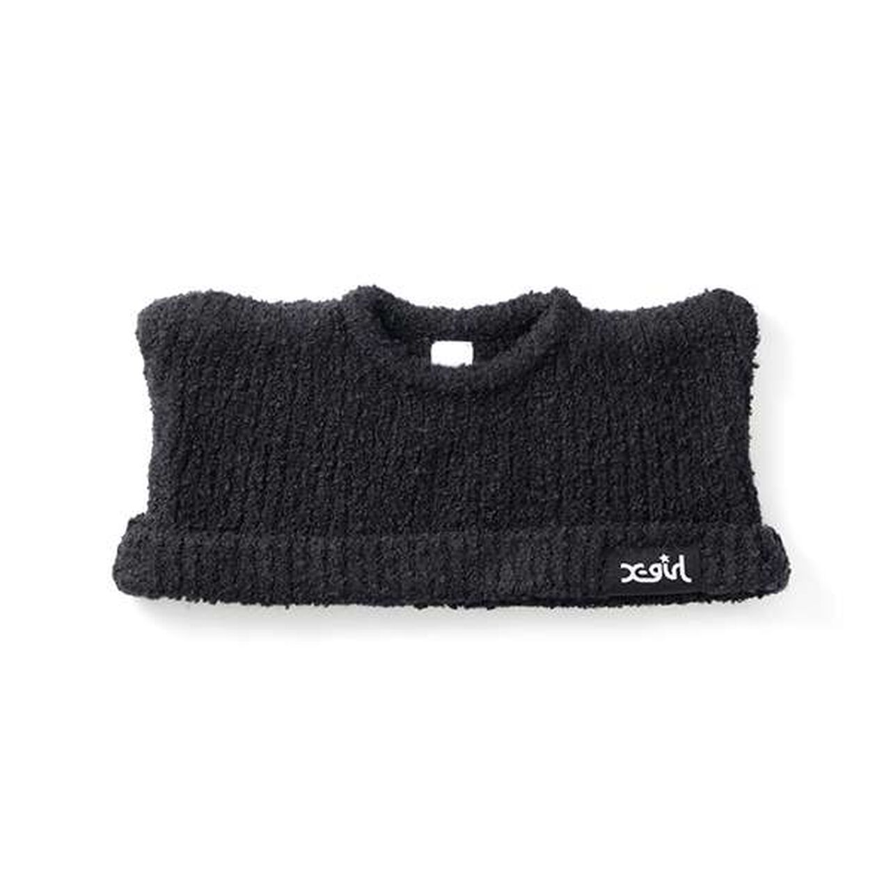 X-girl Stages &times; LOVOT Cat Ear Knit Cap,Black, large image number 2