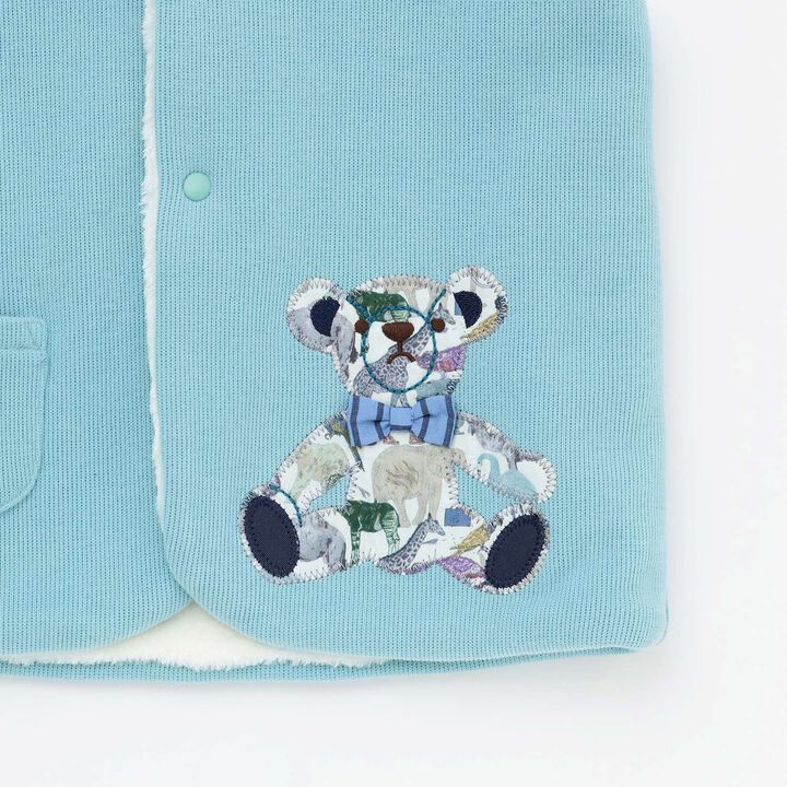 Q for the Zoo Teddy Bear Vest,Pearl white, medium image number 5