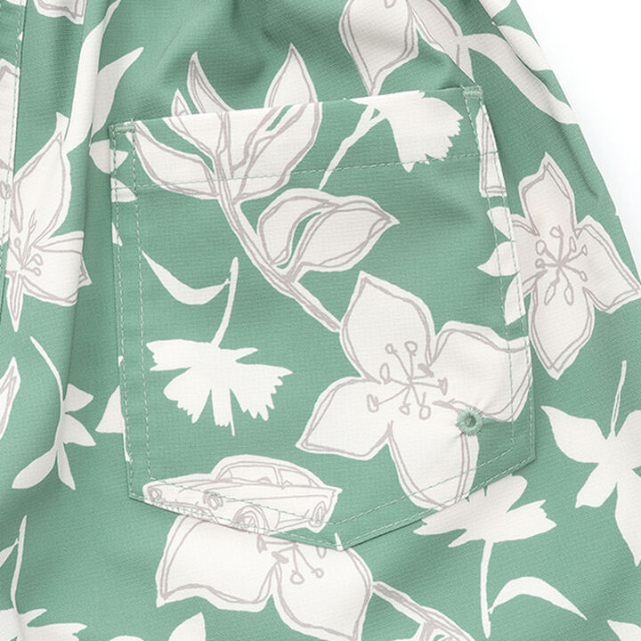 [Web Exclusive] Amphibious All-Over Pattern Half Pants,Ink blue, medium image number 8