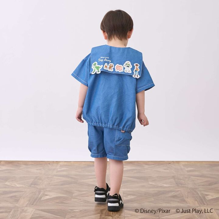 [Disney/Pixar] TOY STORY布料短褲,海軍藍, medium image number 2