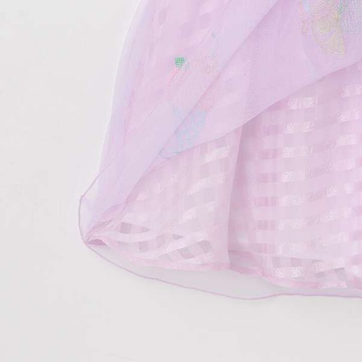 Sherbet Embroidery Docking Dress,Lavender, medium image number 6