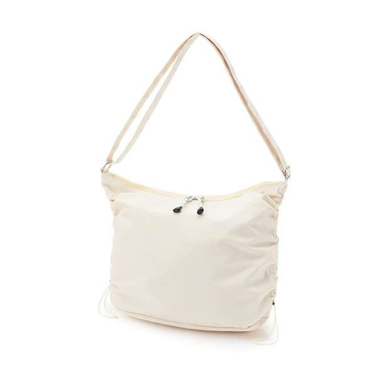 Side Drawstring Shoulder,Black, large image number 9