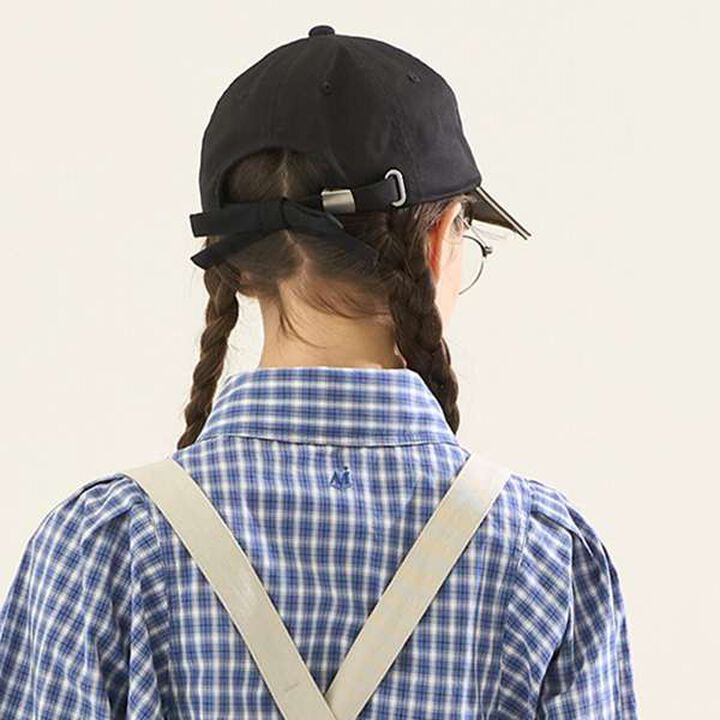 Ribbon Embroidered Cap,Black, medium image number 7