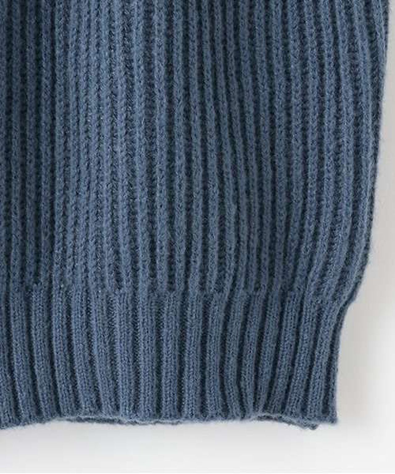 Stand Zip Knitwear,Top gray, large image number 4