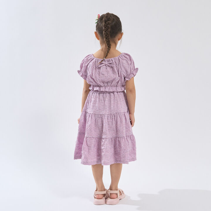 Front and Back Both OK! Blouse & Tiered Skirt Set,Light blue, medium image number 19