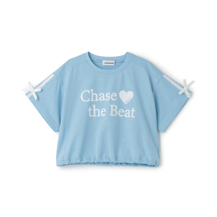 [Cool Touch] Short-Sleeve T-Shirt with Sleeve Ribbon,Red, medium image number 9