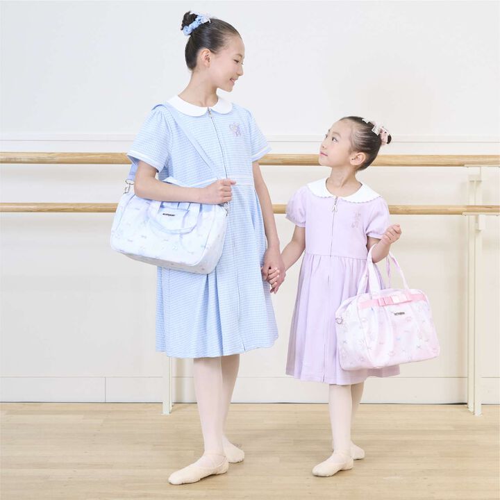 [Ballet] Ballet Pattern Boston Bag, Approx. 13L Capacity,Pink, medium image number 2