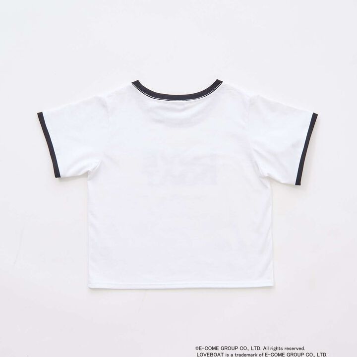 [Parent-Child Matching] LOVEBOAT Ringer T-Shirt (Women's),Sax blue, medium image number 4