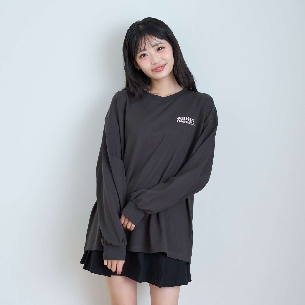 [100% Cotton] Animal Motif Long-Sleeve T-Shirt,Off white, large image number 8