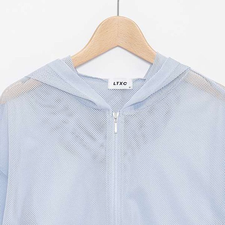 LTXC - Mesh Parka with Inner Layer,Off white, medium image number 11