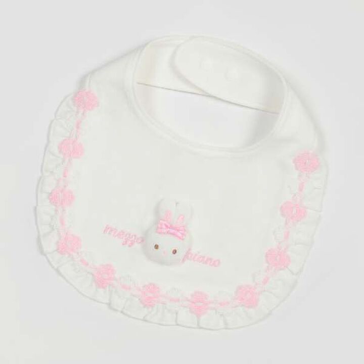 Bib with Rabbit Mascot,, medium