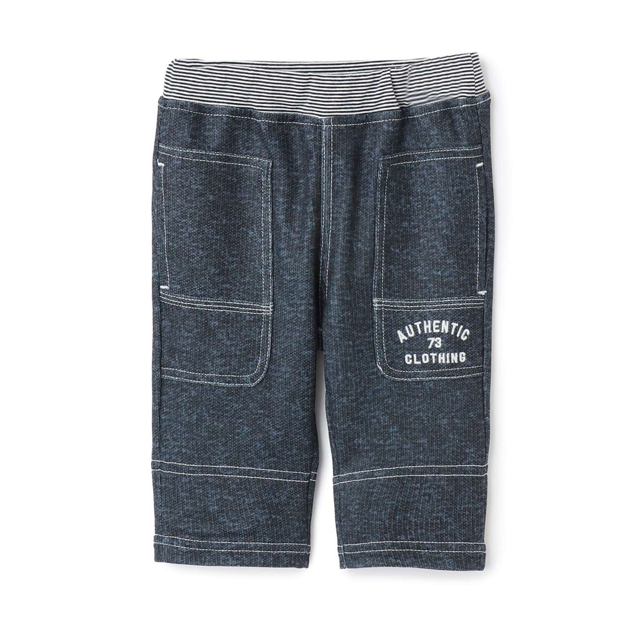 Dry Mesh Denim Print Pants,Blue, large image number 11