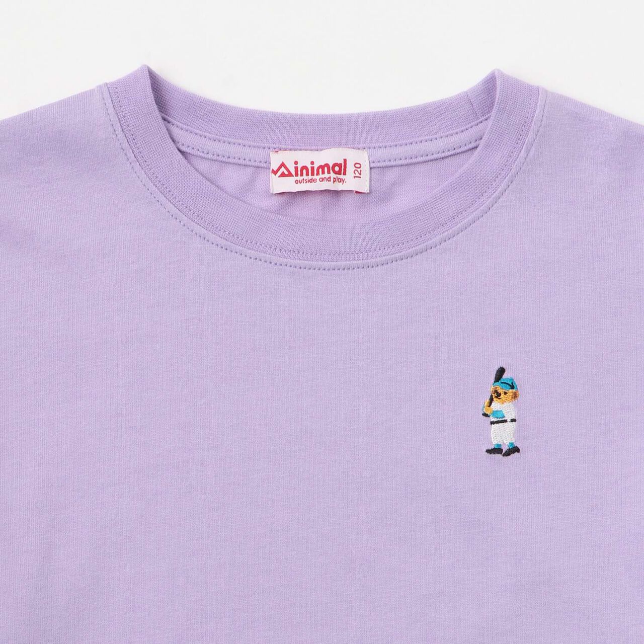 Bear One-Point Long Sleeve T-Shirt,Off white, large image number 2