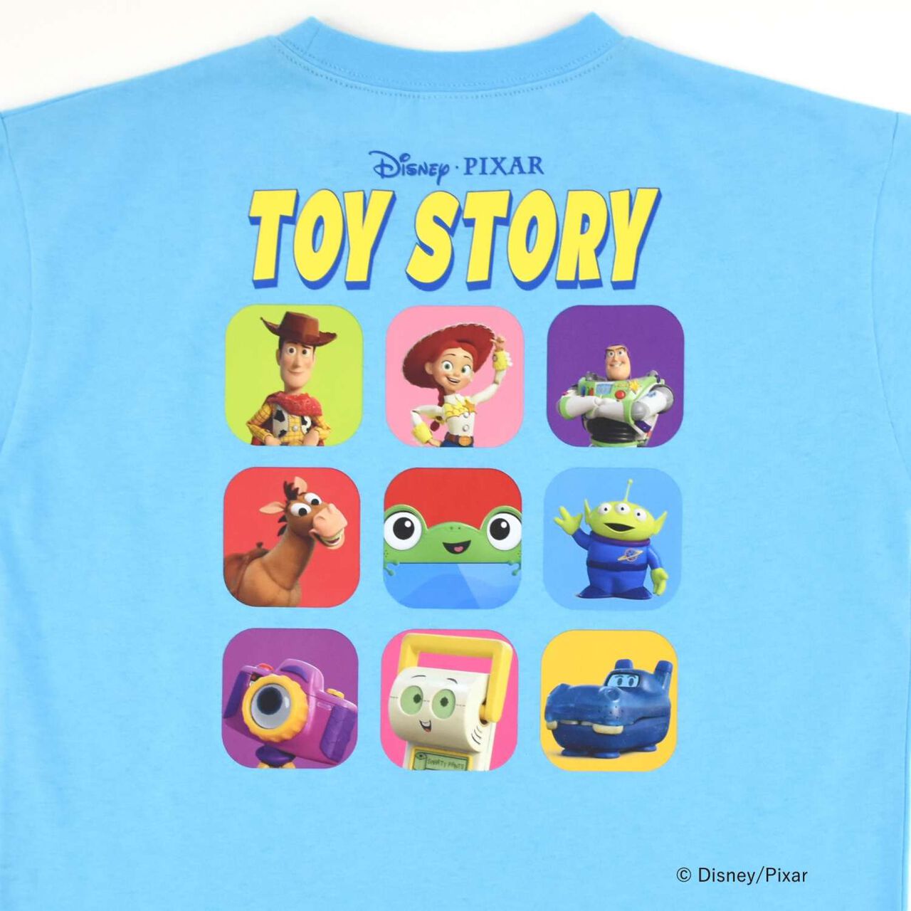 [Disney-Pixar-Toy Story] Toy Story Group Art Wide Short-Sleeve T-Shirt,Charcoal gray, large image number 19