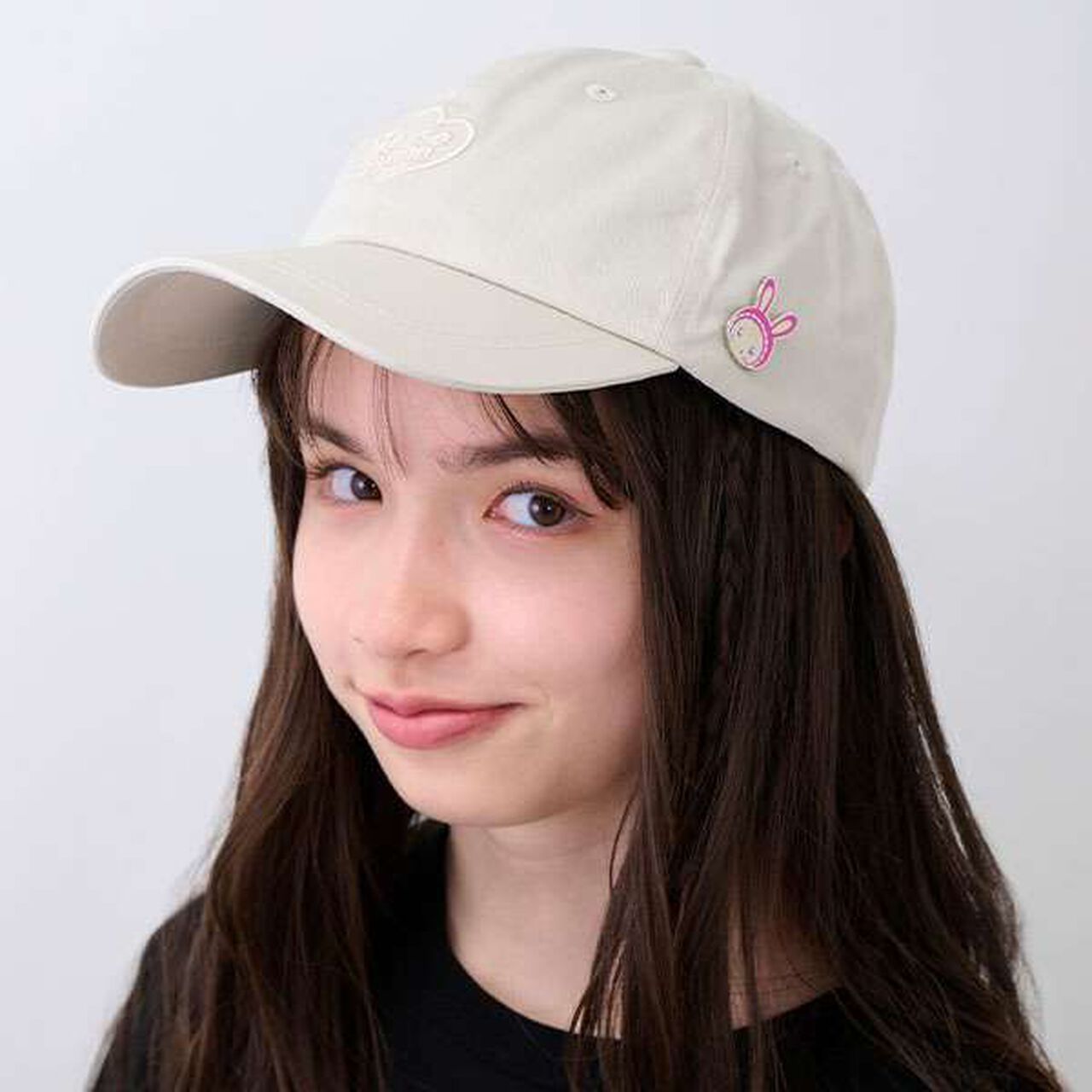Berie-chan Cap (with Pin Badge),Black, large image number 17
