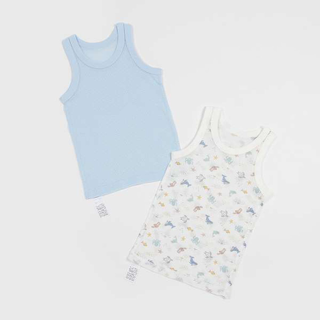 Mesh Tank Undergarment 2P,Light blue, large image number 0