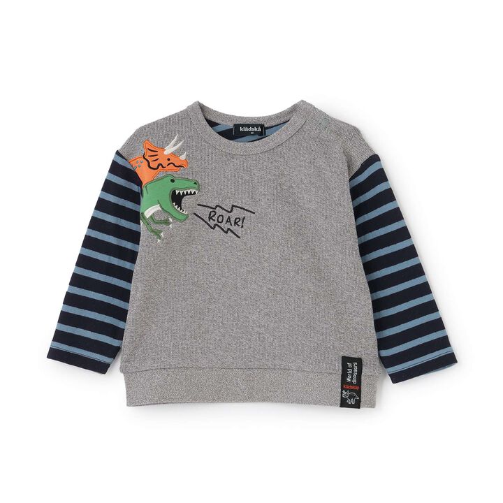 [Popular Item Restocked] [Not Available at Physical Stores] Dinosaur Long-Sleeve T-Shirt,, medium