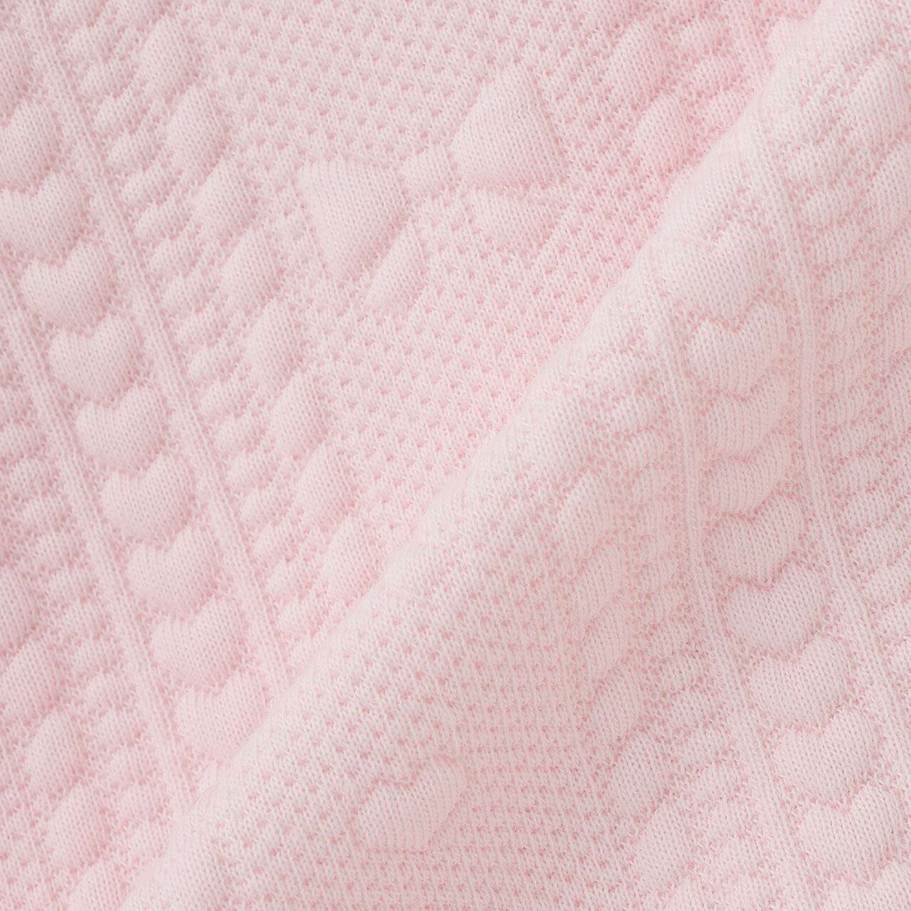 Flocked Jacquard Reversible Cape,Light pink, large image number 11