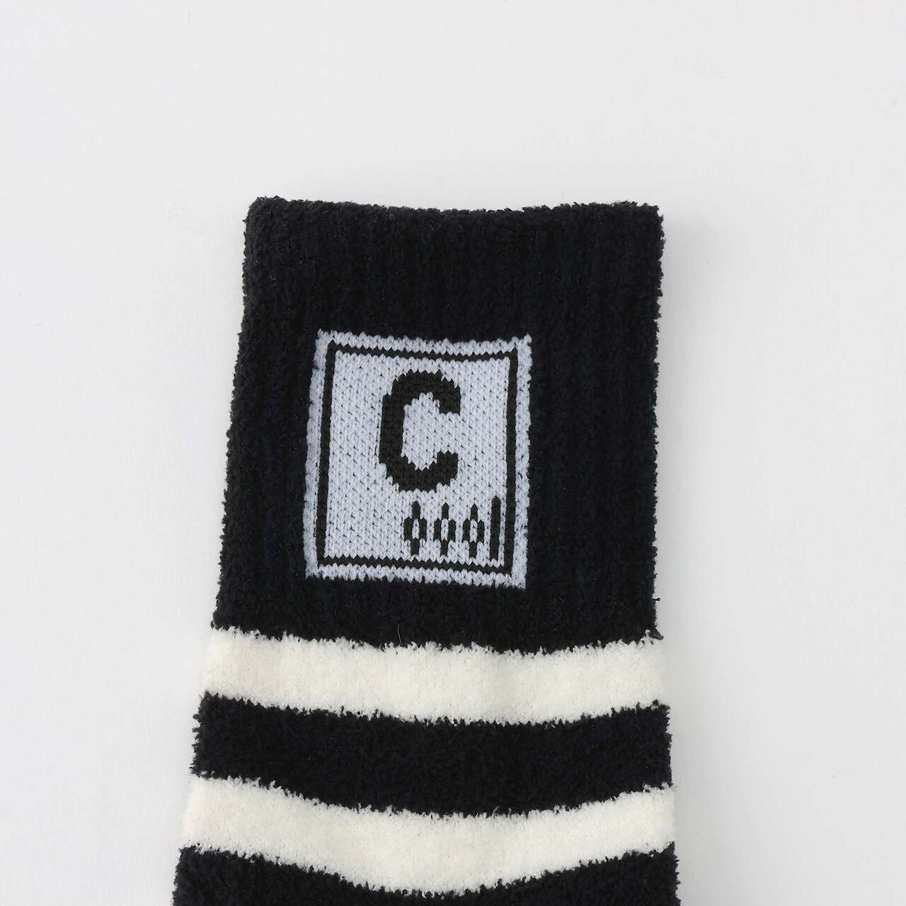 195 Stripe Pattern Assorted Socks,Gray, large image number 2