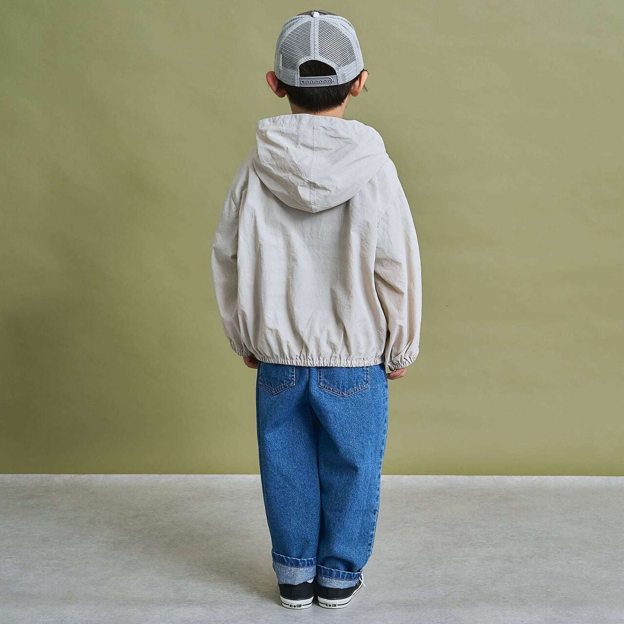 [Tomo Denim] Straight Denim Pants,Blue, large image number 17