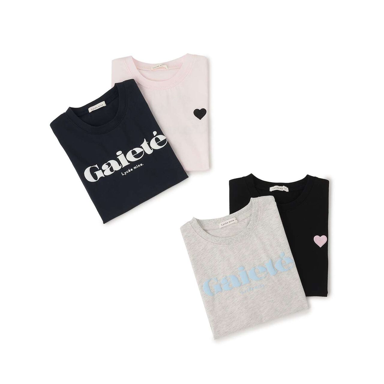 [100% Cotton] Heavy Rotation A-Line T-Shirt 2-Piece Set for Girls Kids,Dark red, large image number 14