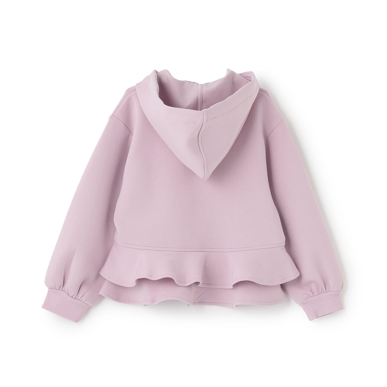 [Restock] Mezzo Piano Logo Embroidery Peplum Parka,Lilac, large image number 1