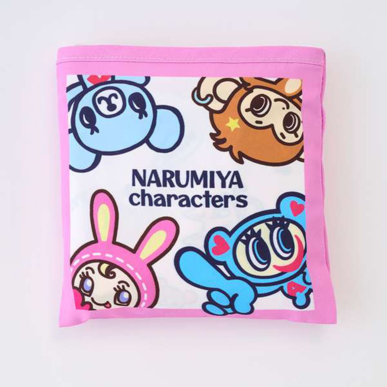 Narumiya Characters Eco Bag,Pink, large image number 3