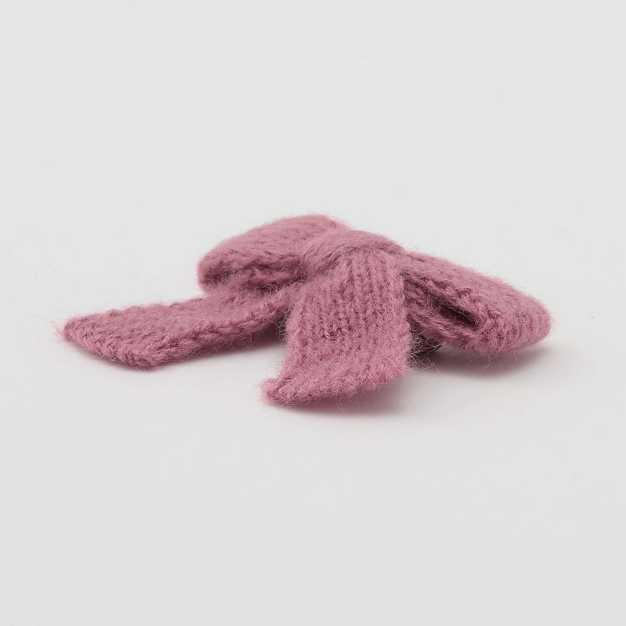 [Pre-Order] Knit Ribbon Hair Clip,Ivory, large image number 3