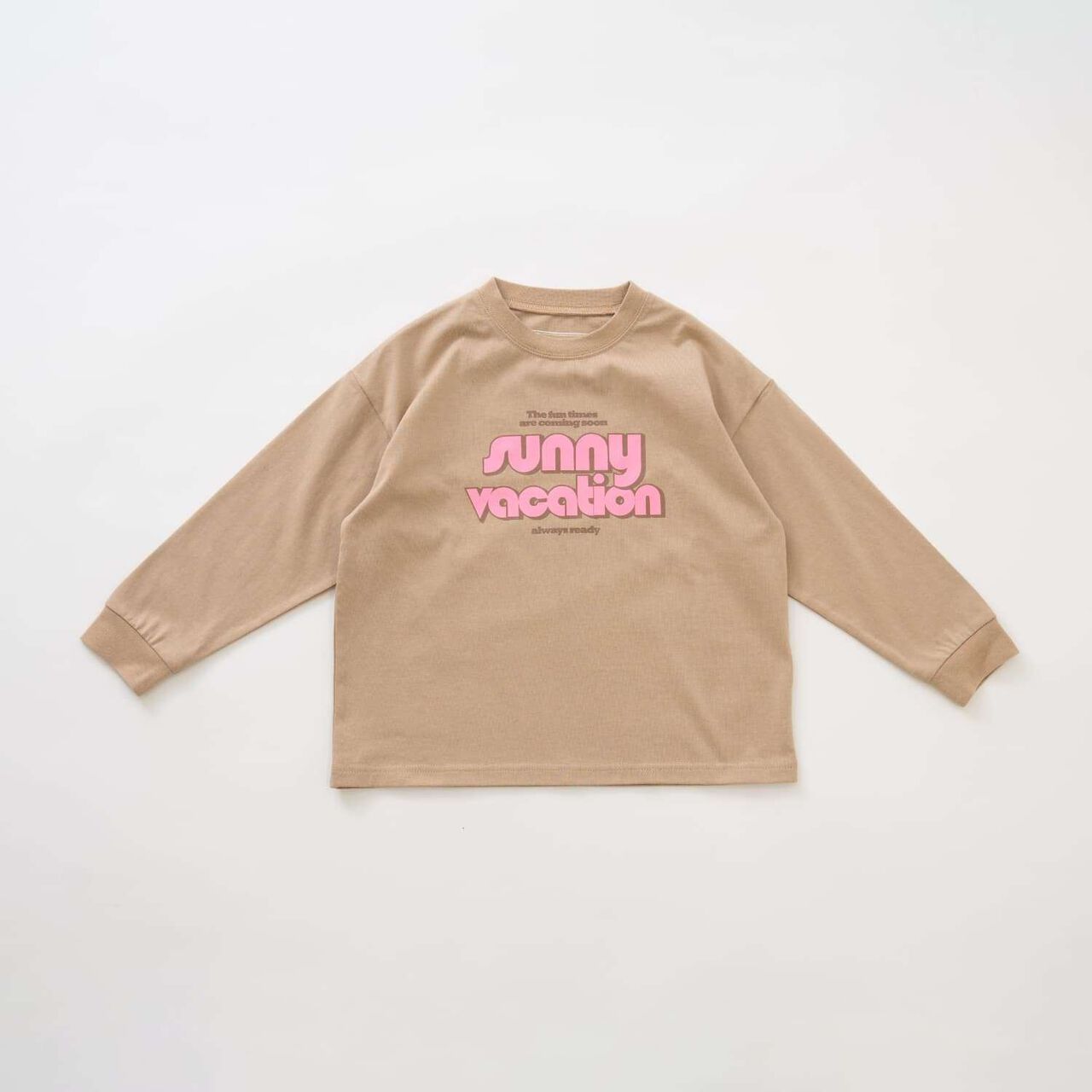 [Parent-Child Matching] [100% Cotton] [365D] Street Logo Long Sleeve T-Shirt,Cinnamon, large image number 6