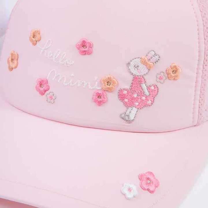 Rabbit Mesh Cap (S-L),Pink, medium image number 2