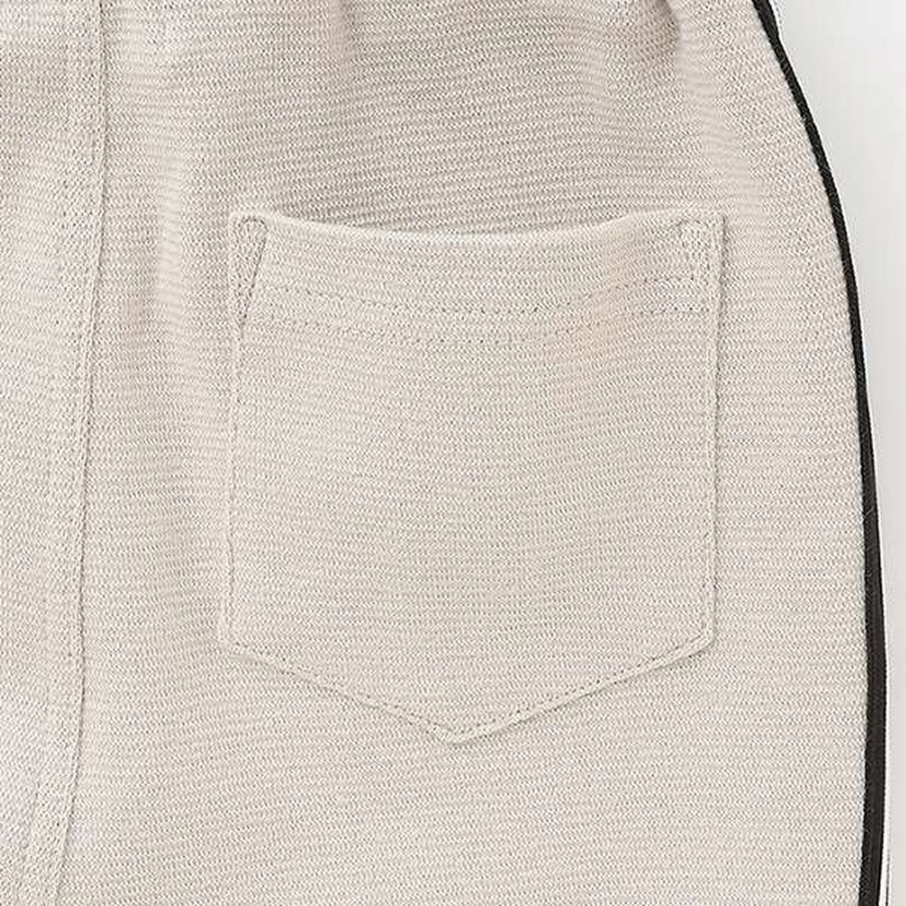 Tomo Pants with Side Line Tapered Design,Greige, large image number 9