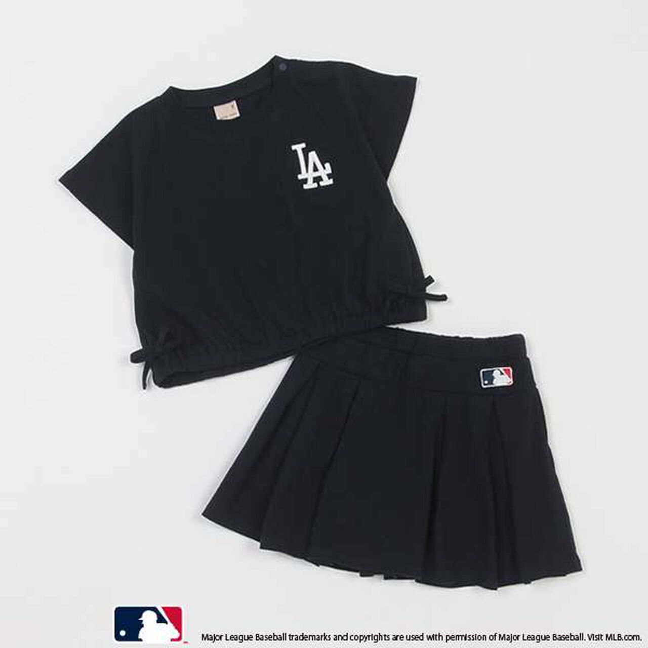 [MLB] Cut Skirt Outfit Set,Navy, large image number 11