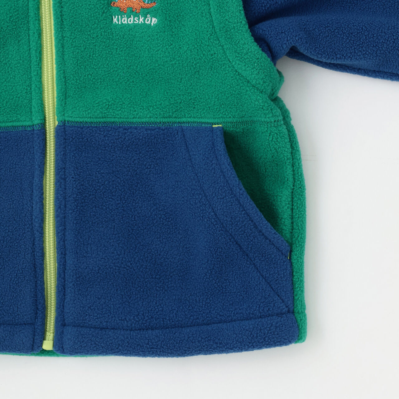 Dinosaur Color Block 3-Way Fleece Parka,Navy, large image number 7