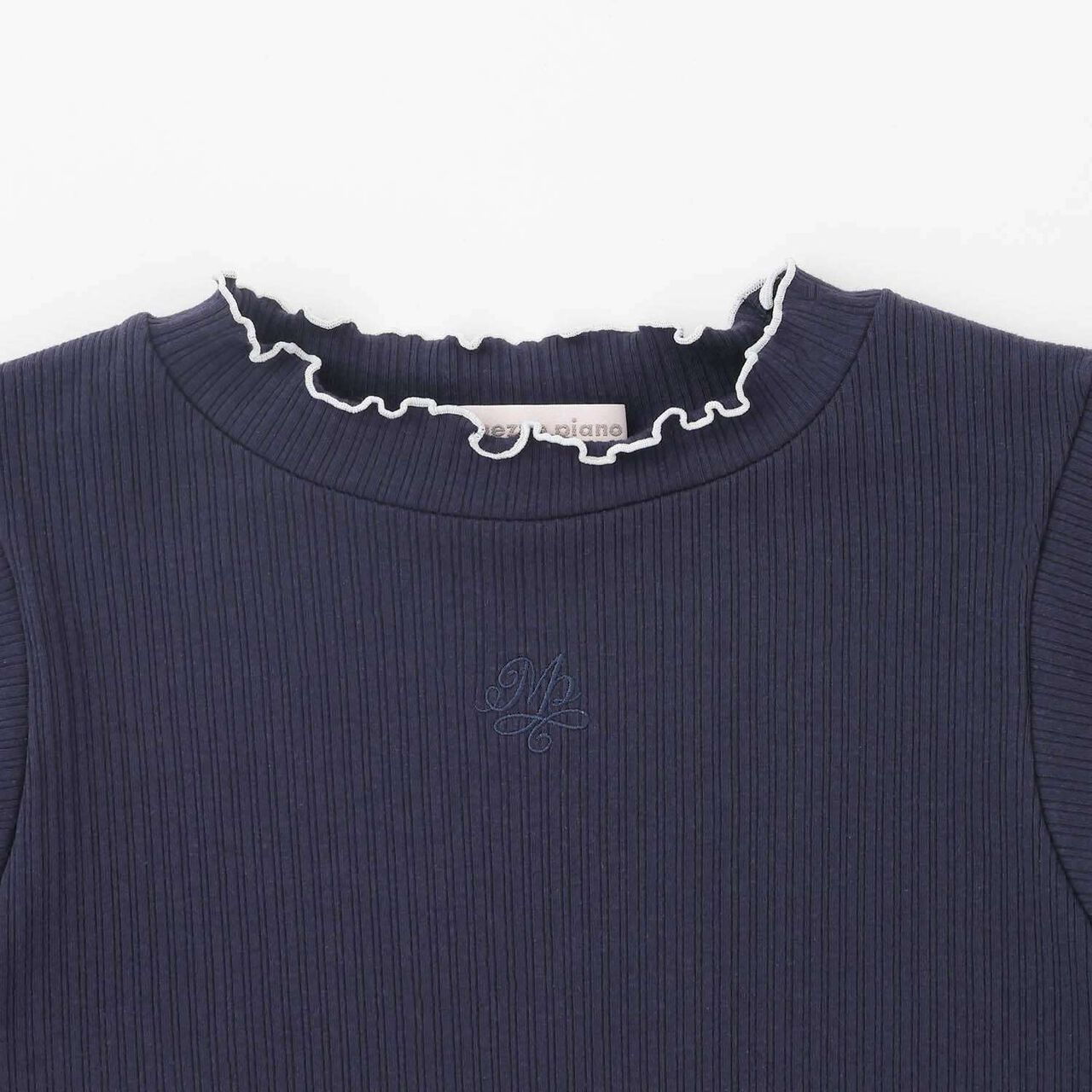 [Restocked] Shoulder Ribbon Jumper Skirt & Melow Inner Set,Black, large image number 9