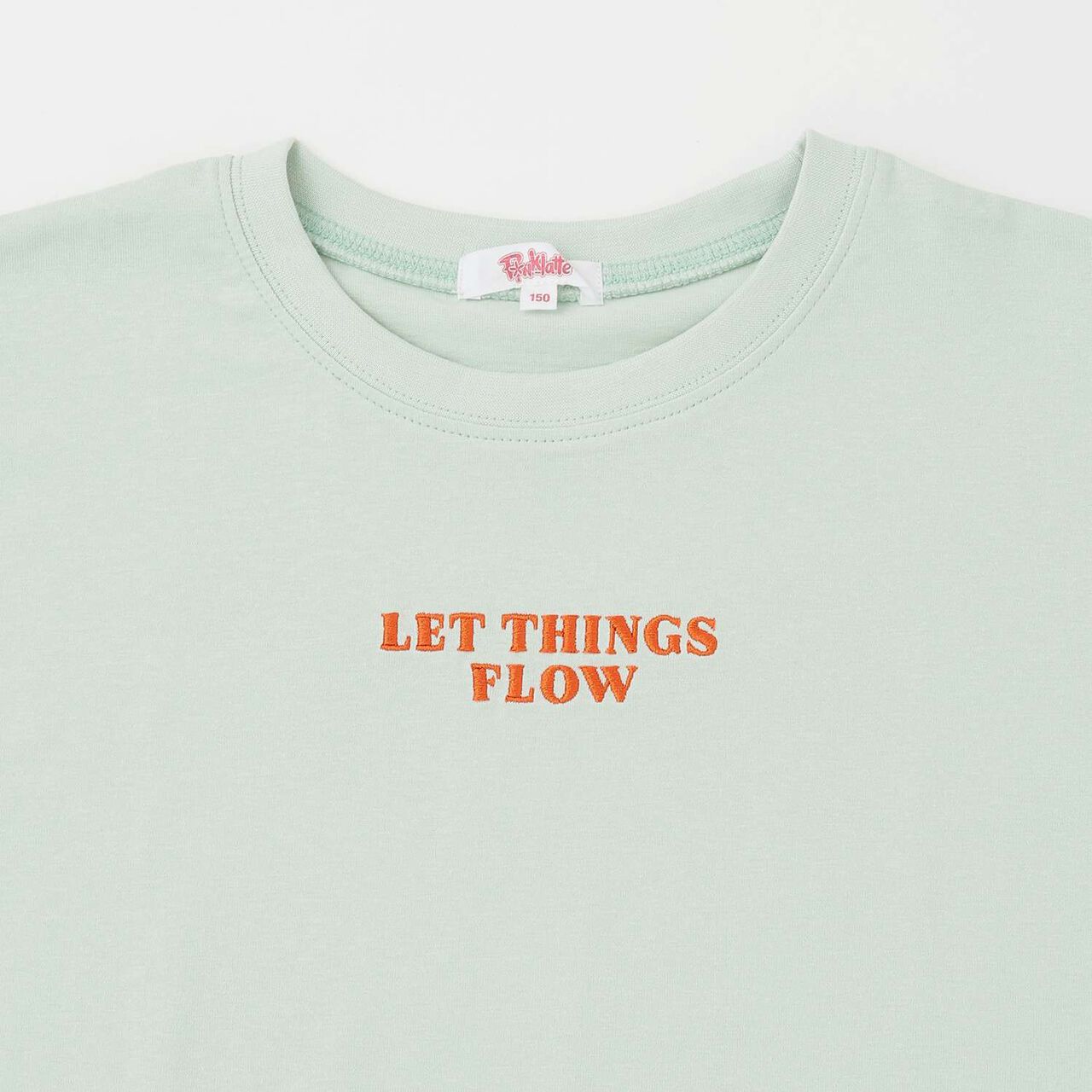 [Daily Price] 100% Cotton Patch-Style Short Sleeve T-Shirt,Ivory, large image number 16